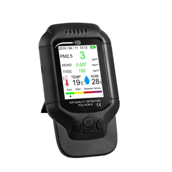 Air quality detector PCE-RCM 8 Balck colour thermometer in UAE