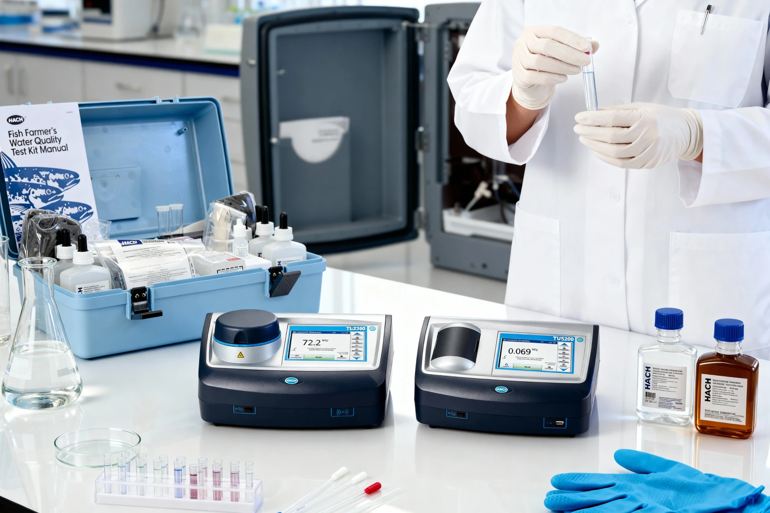 HACH analytical instrumentation for water quality testing and monitoring